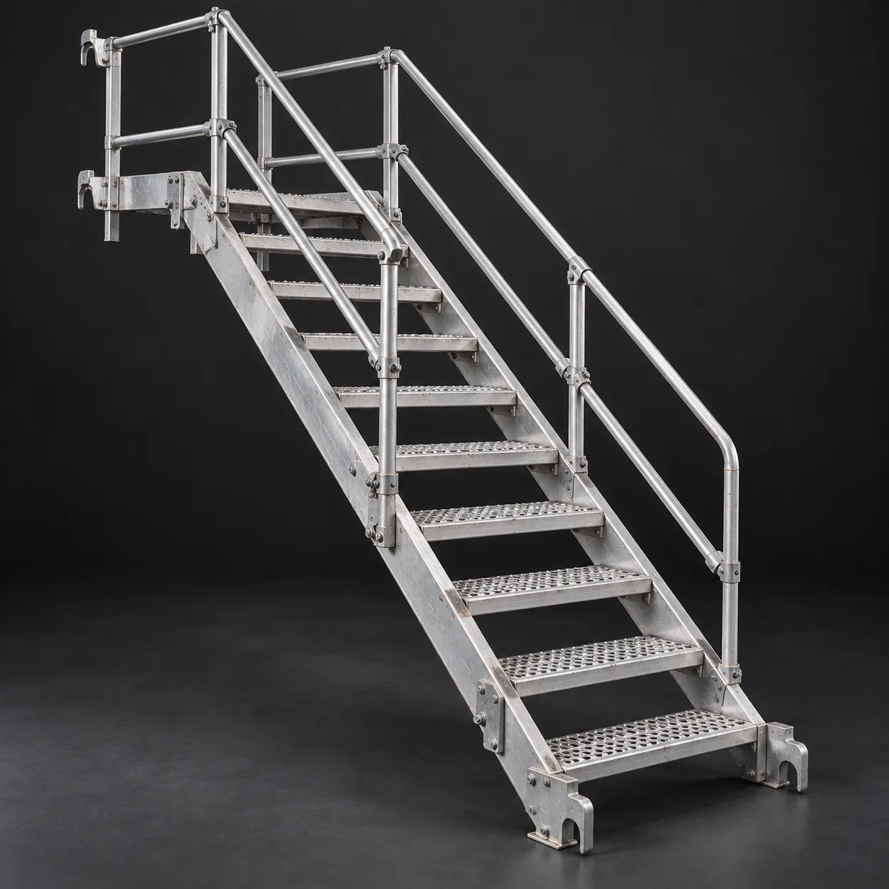 Location Escalier aluminium d’échafaudage 3,07 m